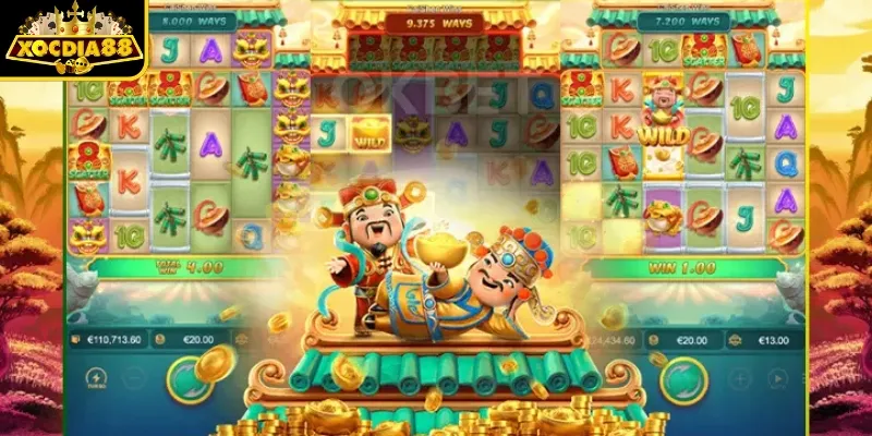 PGS - Caishen Win với biểu tượng thần tài may mắn